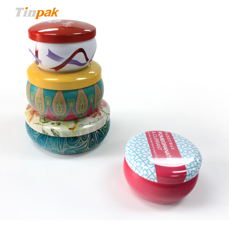customized candle tin containers